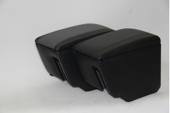 Подлокотник для Hyundai Solaris кожаный черный